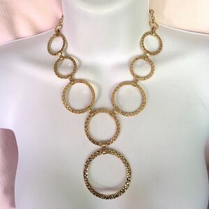 Gold Circle Necklace